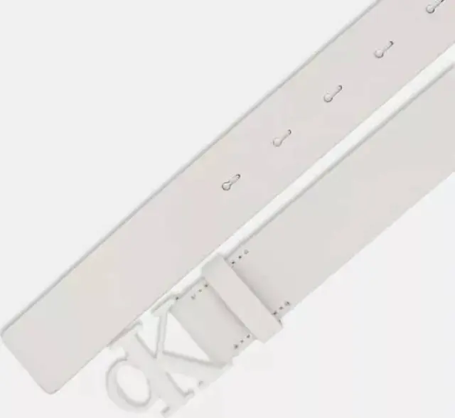 Calvin Klein Γυναικεία Μεσαία Ζώνη Monogram Tonal Plaque Δερμάτινη 75cm 2