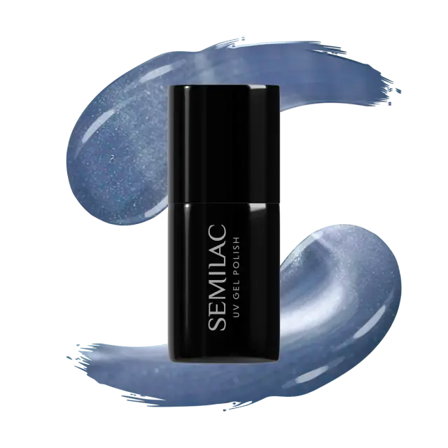 Semilac Ημιμόνιμο Βερνίκι 665 Blueberry Gloss 7ml
