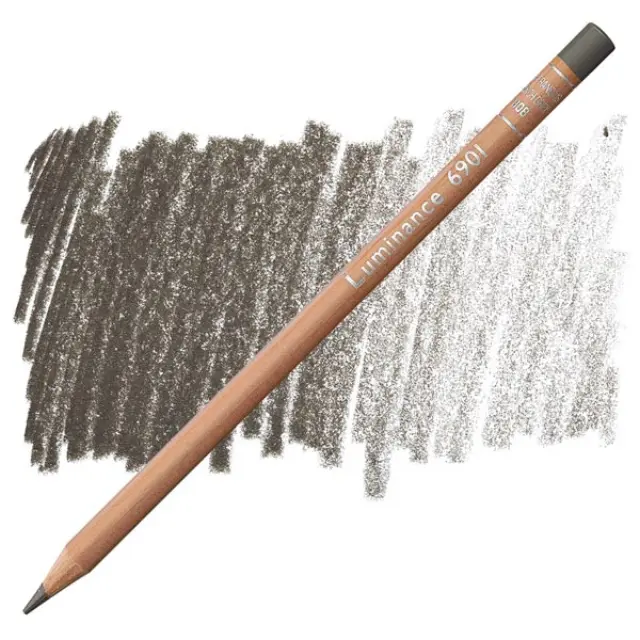 Ξυλομπογιά Caran d'Ache Luminance - 808 French Grey