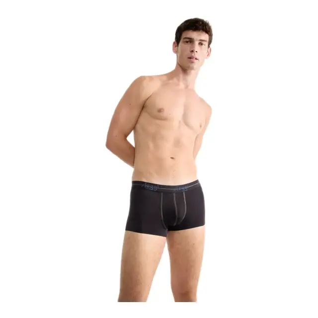 Sloggi Ανδρικό Boxer Start Hipster - Διπλό πακέτο, Χρώμα Μωβ-Μπλε Μελανζέ - L 3