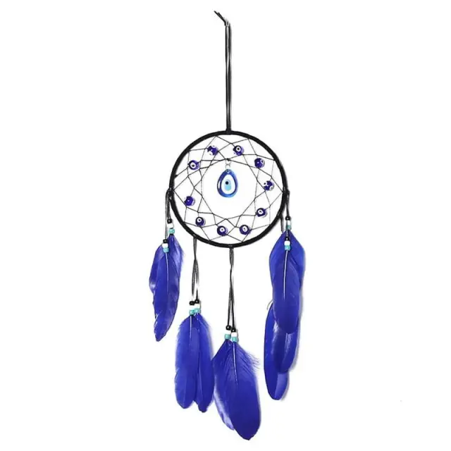 Κρεμαστό διακοσμητικό ονειροπαγίδα 42cm - Hanging decoration dreamcatcher 0101022 3