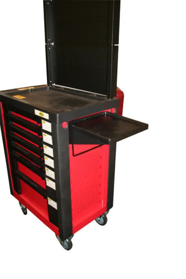 Paper roll holder + compartmented shelf