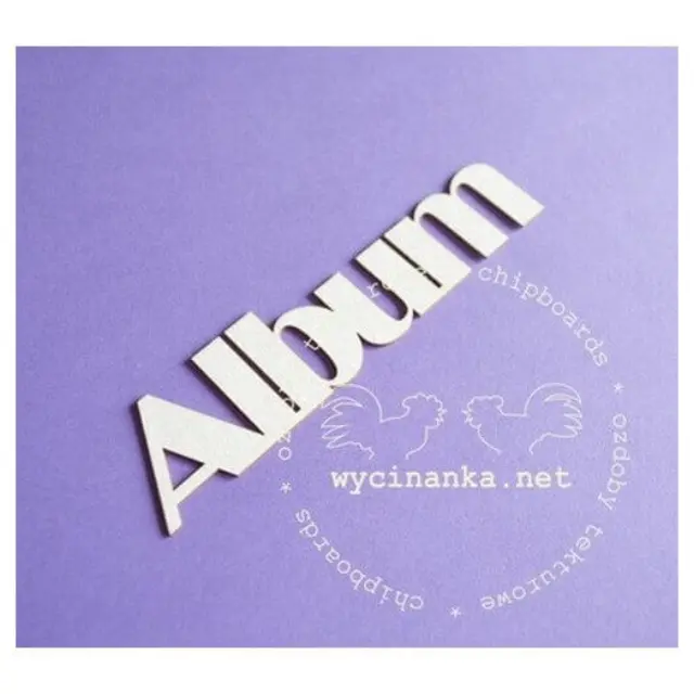 Διακοσμητικά Chipboard Album, 12 cm
