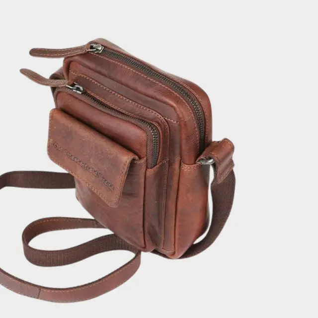 Τσαντάκι Χιαστί Chesterfield C48.071401 Καφέ - One Size 3