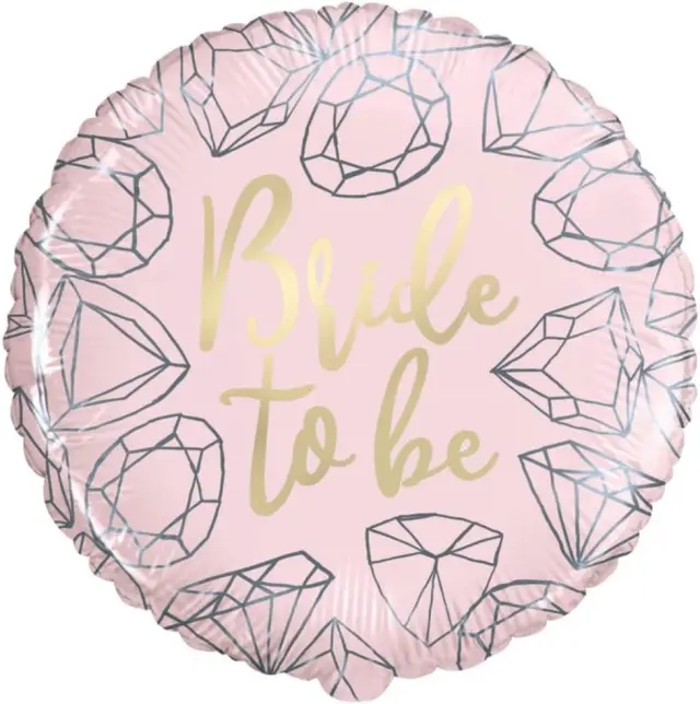 Μπαλόνι Φοιλ 18 Bride to Be Pink Diamond Trendy Theme / 46 εκ