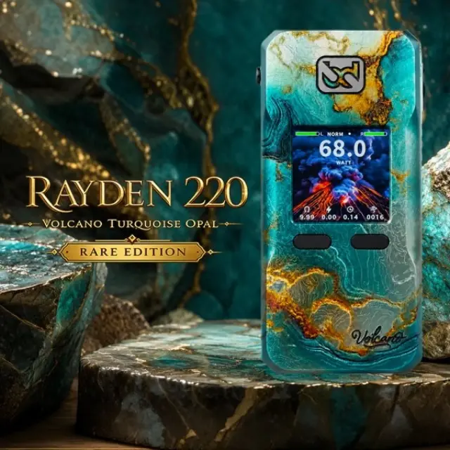Rayden 220 Mod 220W Volcano Turquoise Opal Rare Edition - BD Vape 2