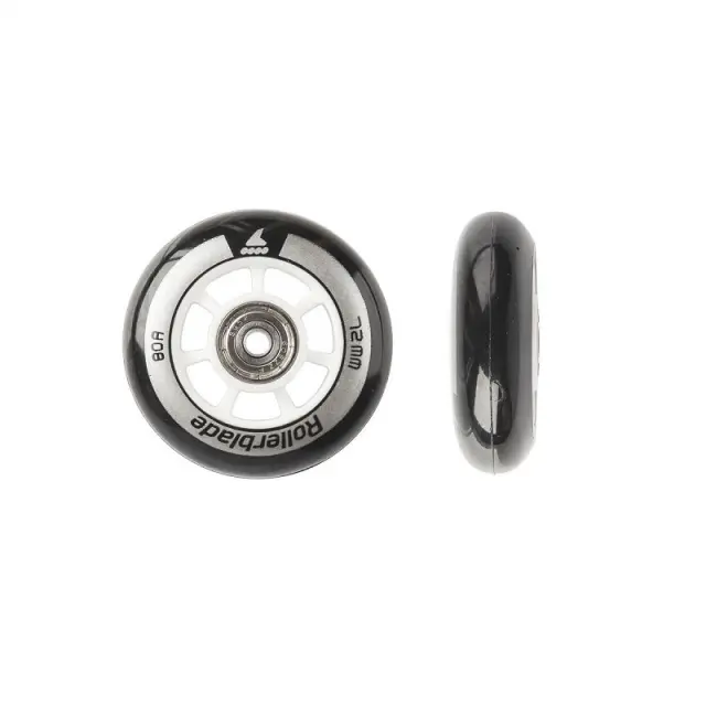 ROLLERBLADE 72mm/84Α Wheels with SG5 Bearings Black