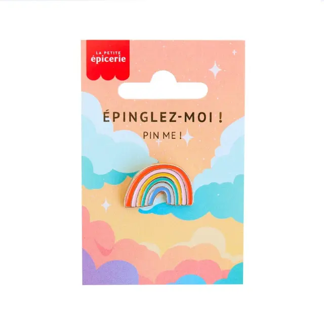 La Petite® Broche Pin's Maillé - Rainbow