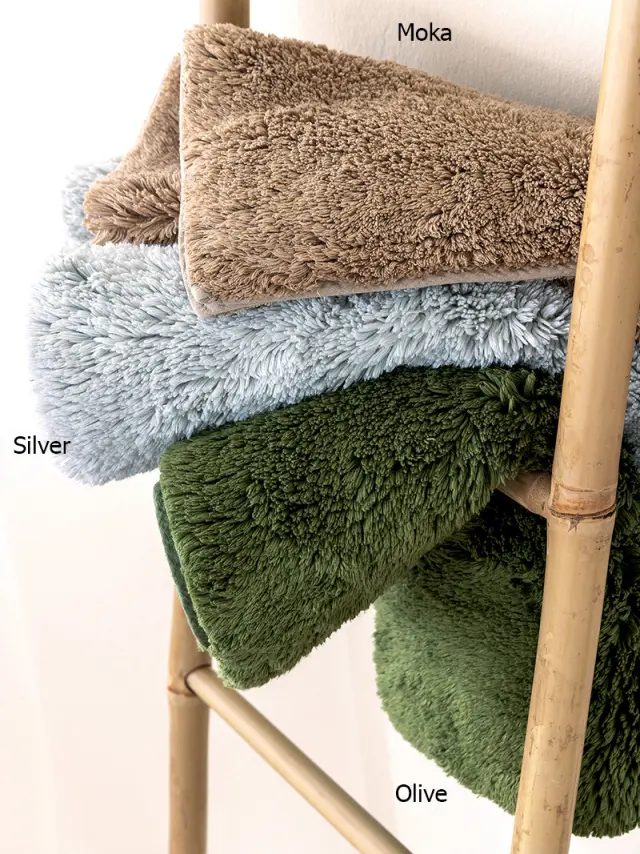 Πατάκι Μπάνιου 50x80 Palamaiki Bampa 50% Βαμβάκι-50% Bamboo- Olive