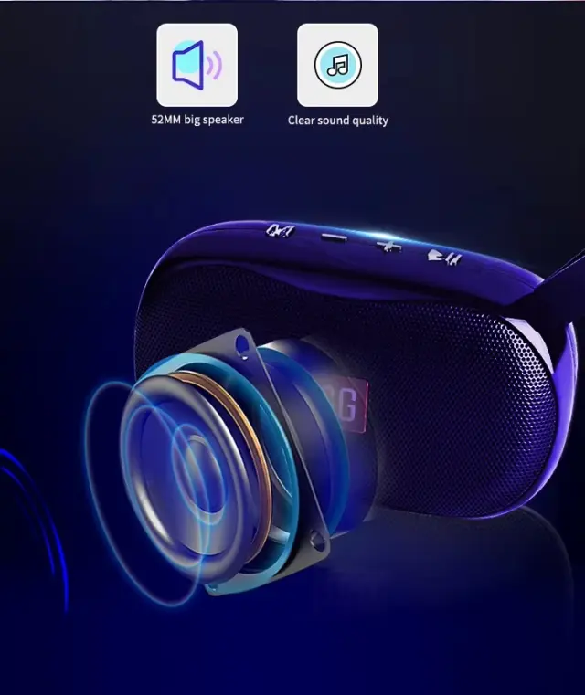 Ασύρματο ηχείο Bluetooth - TG173 - 887066 - Dark Blue 2