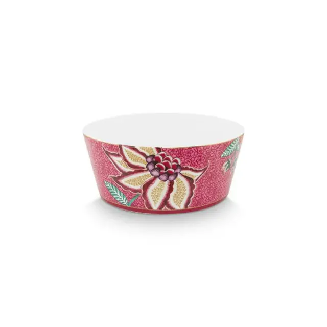 Pip Studio σετ 2 Μπωλ Πορσελάνης & 2 Chopsticks: Flower Festival Pink 2