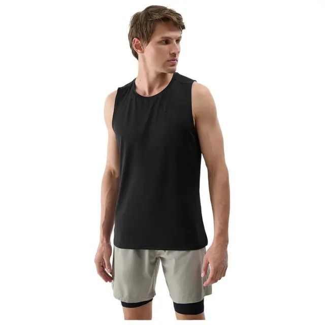 4F Sleeveless Black 4FWSS25TFSLM460-20 - S
