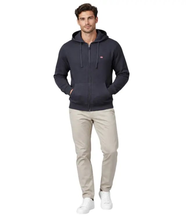 Norway Nautical School - Ανδρική Πλεκτή Ζακέτα 843105-NAVYBLUE Μπλε 2