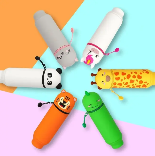 Legami® 2in1 Kawaii Κασετίνα Βαρελάκι και Μολυβοθήκη- Tiger 2