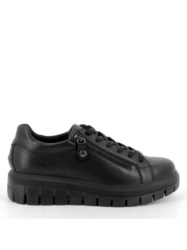 Imac Sneakers Γυναικείο δέρμα Μαύρο IMA/857150 NERO 3