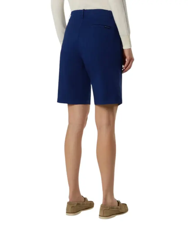 North Sails - Γυναικεία Βερμούδα High-waisted chino 074792-000-0805 Μπλε Σκούρο 3