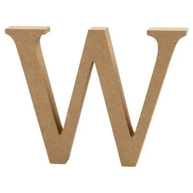 Γράμμα βάσης Mdf 13cm, πάχος 2cm - W