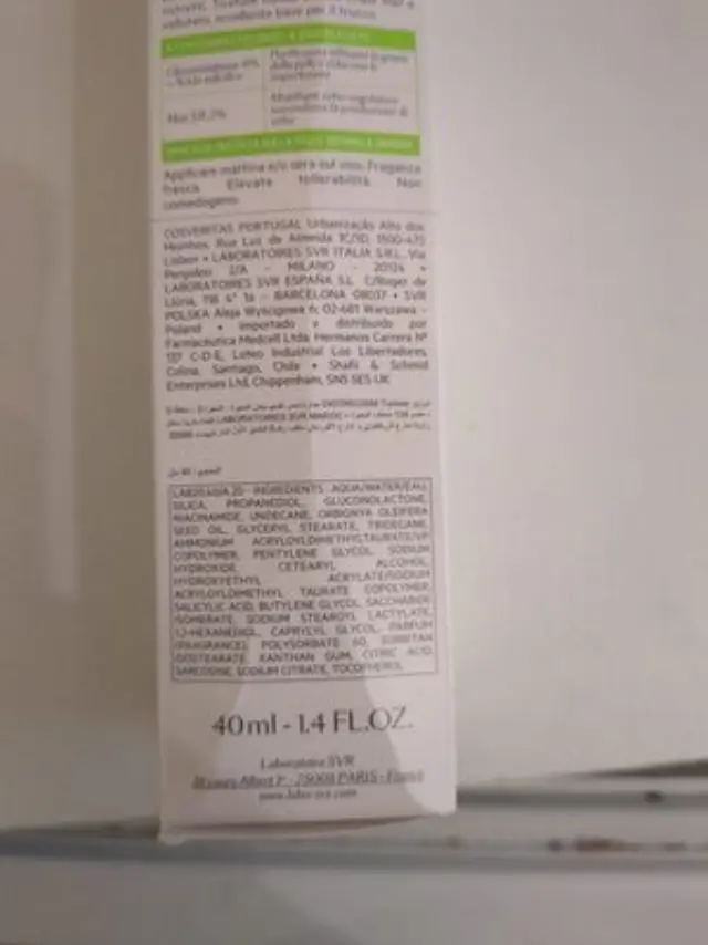 SVR Sebiaclear Mat+Pores Ενυδατική Κρέμα με Ματ Αποτέλεσμα κατά των Διεσταλμένων Πόρων 40ml 2