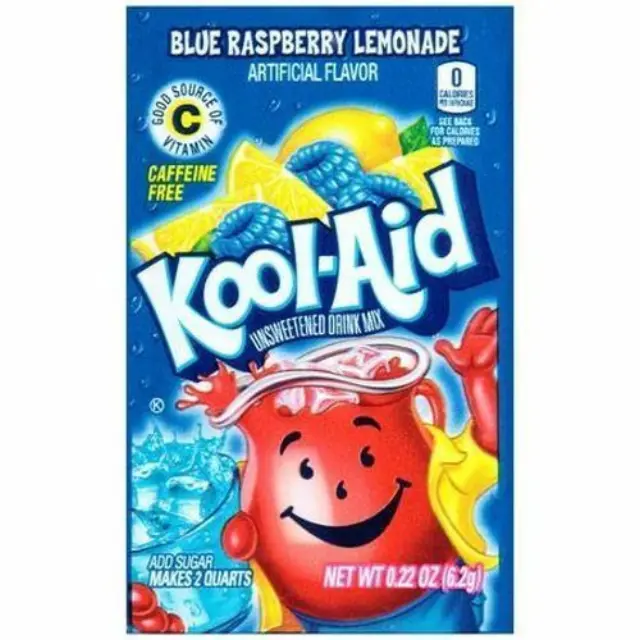 Kraft Kool-Aid Drink Mix Powder Blue Raspberry Lemonade 6gr