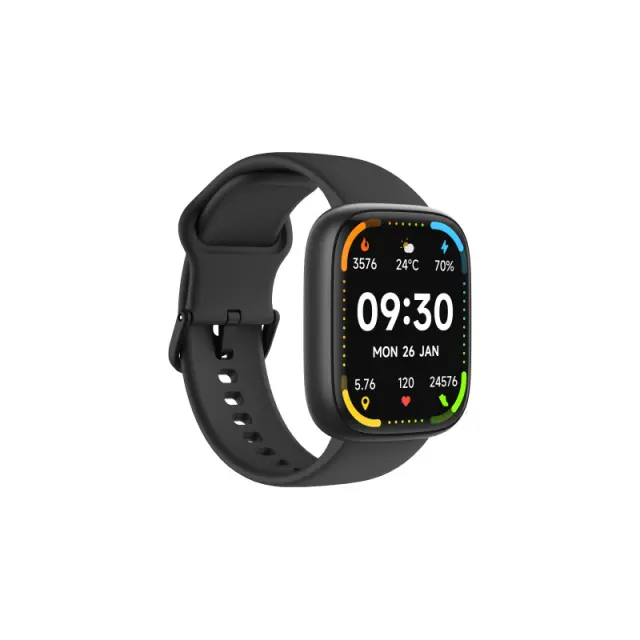 Smartwatch Maxcom Ecowatch 6 1.83" 300 mAh IP68 με Δυνατότητα Κλήσεων Black 2