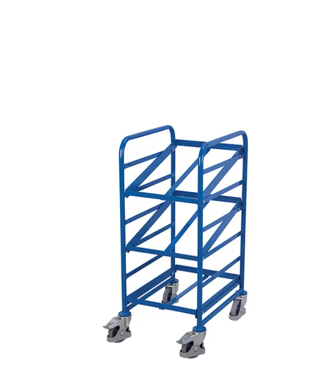 Variofit sw-610.100 Τρόλεϊ Μεταφοράς για Κουτιά Euro με Επικλινή Ράφια για Φορτίο Βάρους ως 200kg 3