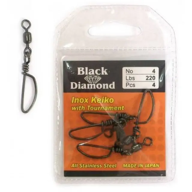 Στριφταροπαραμάνα Black Diamond Keiko Inox - Tournament #1/0