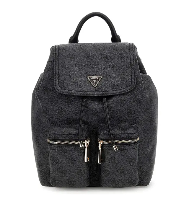 Σακίδιο GUESS Manhattan Flap HWSG7118310 Ανθρακί