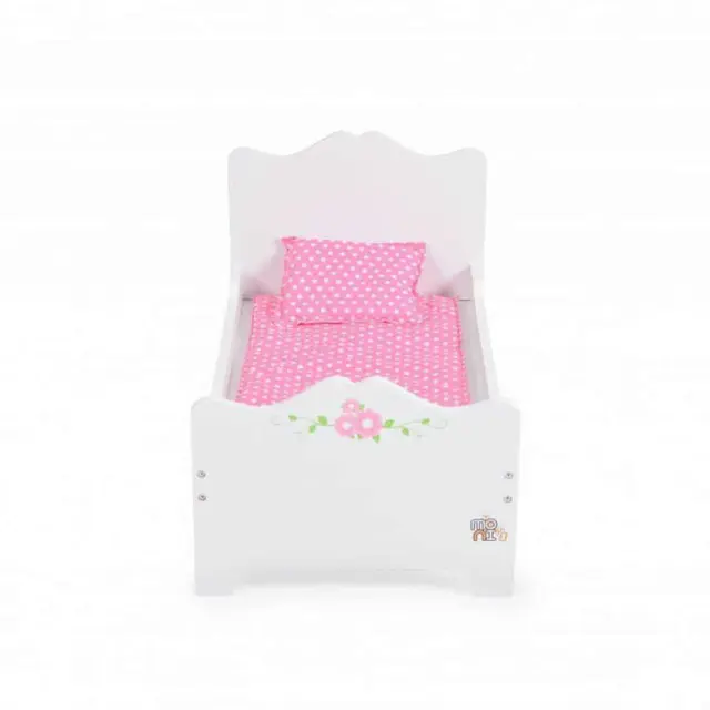 MONI TOYS - Doll Wooden Bed PH12B019 - 3800146222536 2