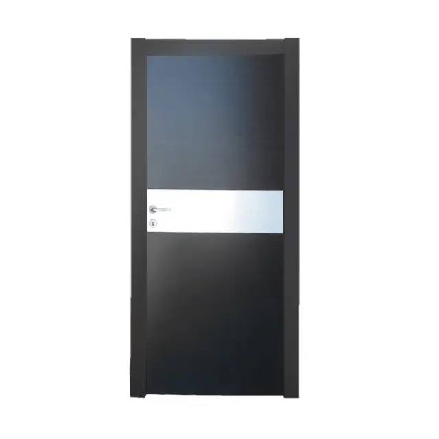 Εσωτερική Πόρτα Wenge φάσα inox ΚΠ 411