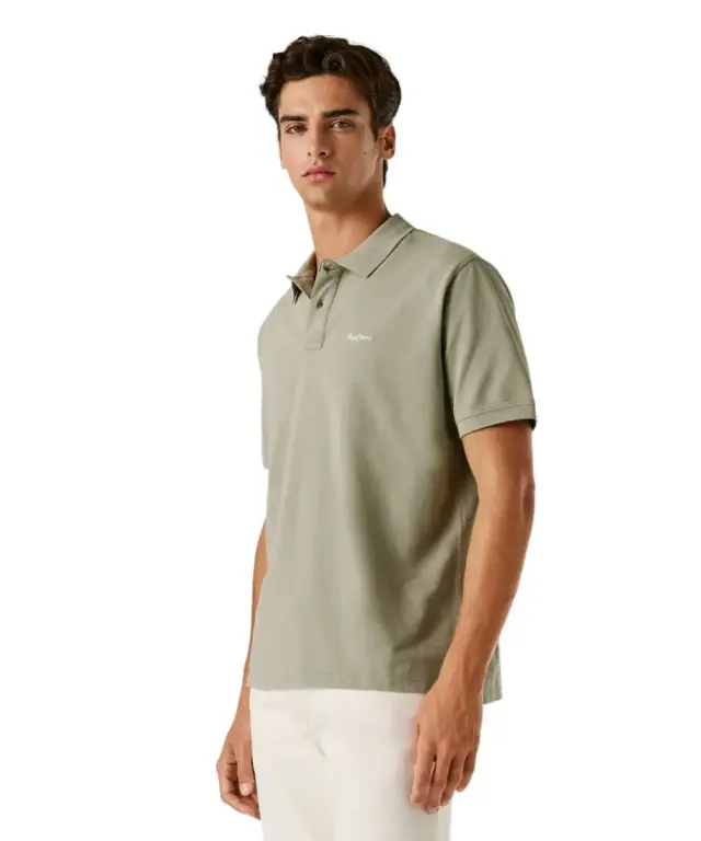 Pepe Jeans - Ανδρικό T-shirt Polo Oscar PM5400087-701 Λαδί 3