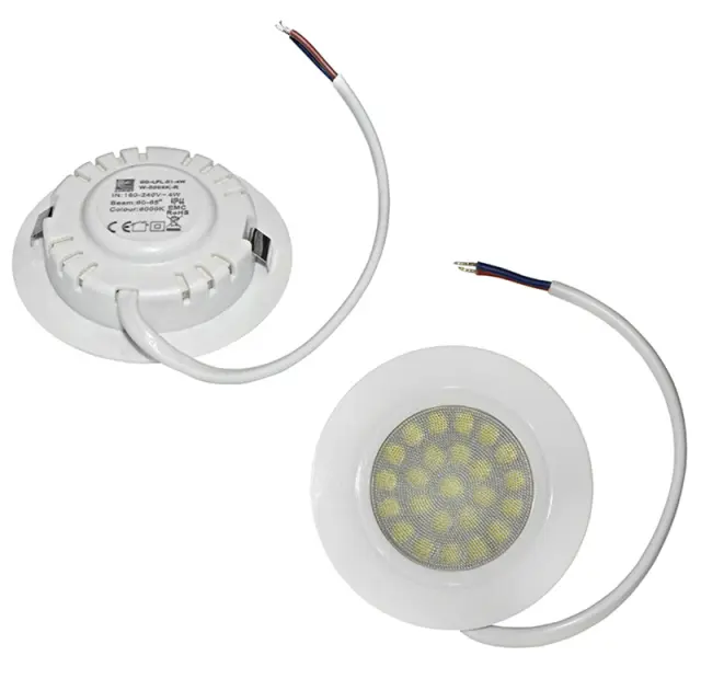 LED ΣΠΟΤ ΚΟΥΖΙΝΑΣ ΧΩΝΕΥΤΟ 4W 240V 6000K 400lm ΛΕΥΚΟ