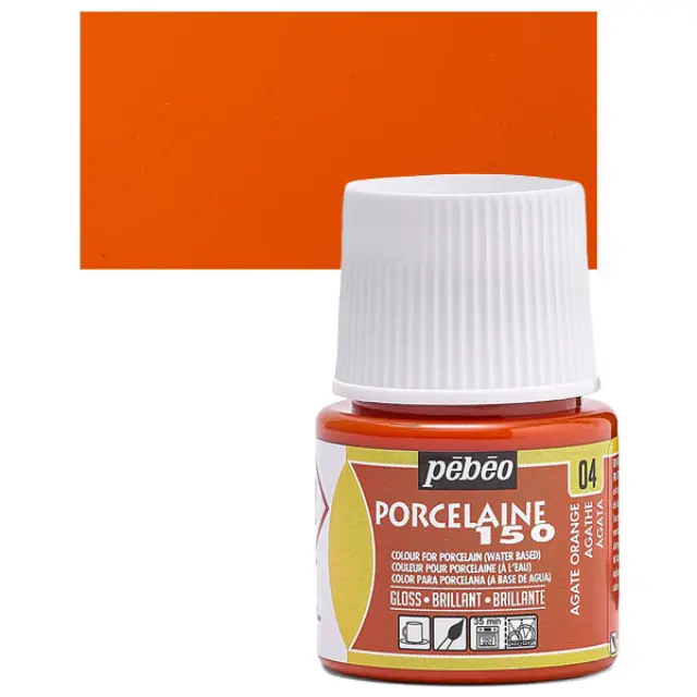 Pebeo Porcelaine 150 Σμάλτο - 04 Agate Orange (T) - 45ml