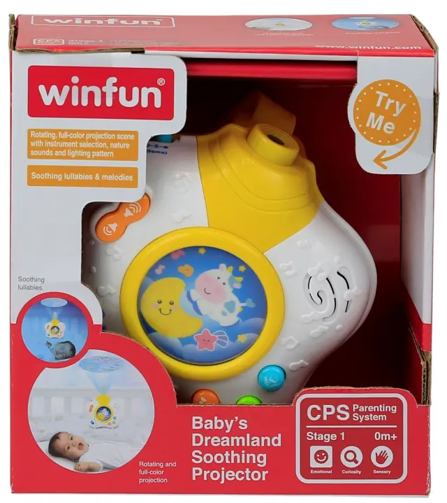 Winfun Μουσικό Aστεράκι Projector (0806-NL) Λευκό 2