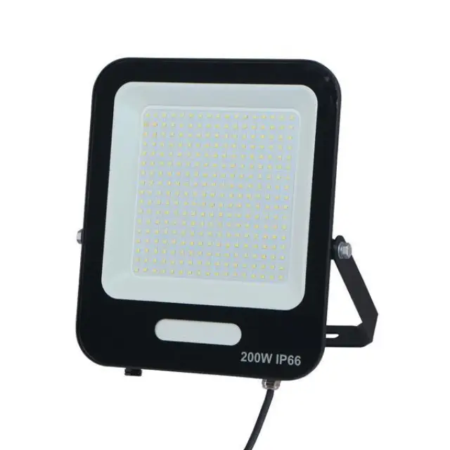 147-69022 ΠΡΟΒΟΛΕΑΣ LED SMD 200W ΜΑΥΡΟΣ IP66 4000K PLUS EUROLAMP
