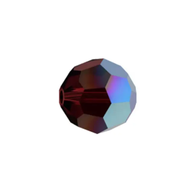 Swarovski 5000 Faceted Round Garnet AB 6mm - 10τεμ