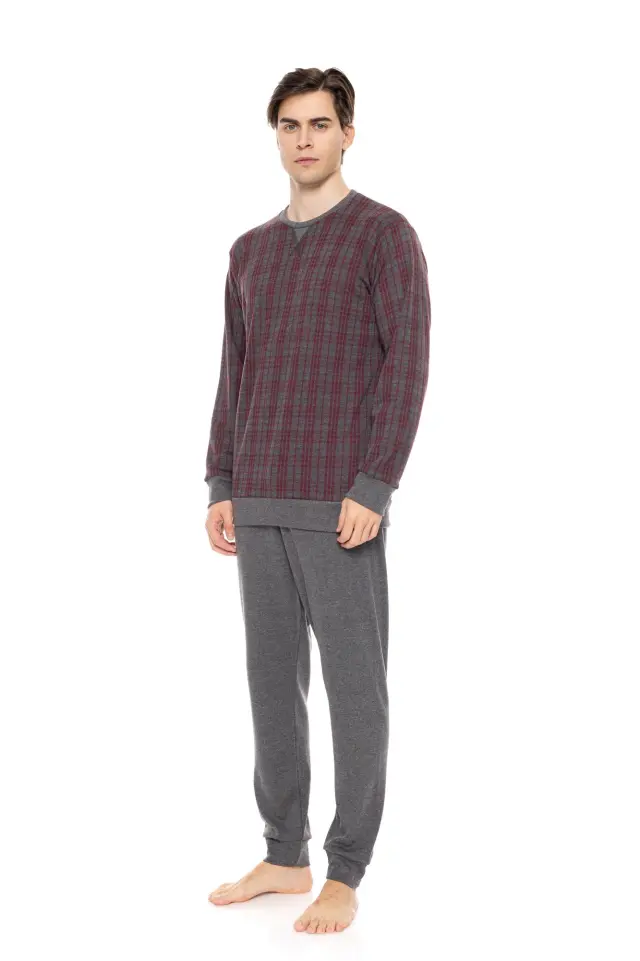 W-M707 - Type - PYJAMA JACQUARD BORDO PLAID - L 2