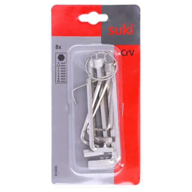Κλειδί Allen 2-10mm Σετ 8τμχ 2