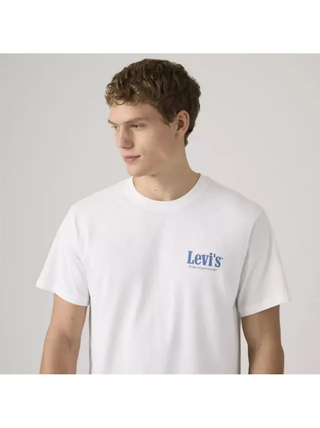 SS Relaxed Fit Tee Whites WHITE PLUS 3