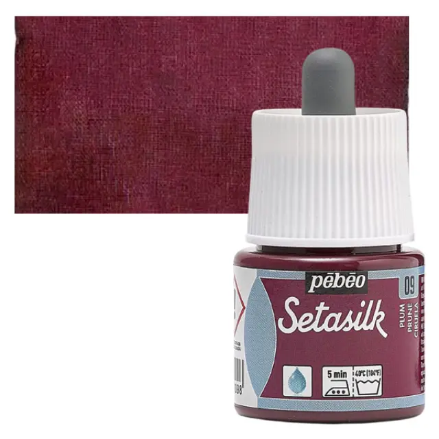Pebeo Χρώμα Μεταξιού Setasilk - 09 Plum - 45ml