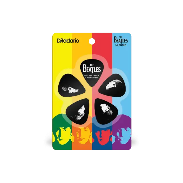 D'Addario 1CBK6-10B2 Meet The Beatles Πένες Heavy (Συσκευασία 10 τμχ)