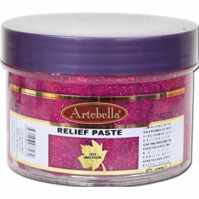 Artebella Γκλίτερ Πάστα Relief - 3323 Fuchsia - 160ml