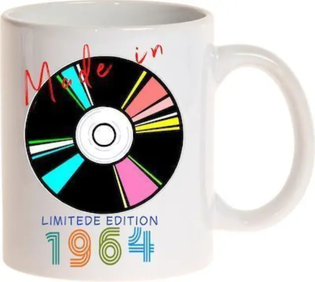 κούπα κεραμική λευκή 1964 limited edition 325ml