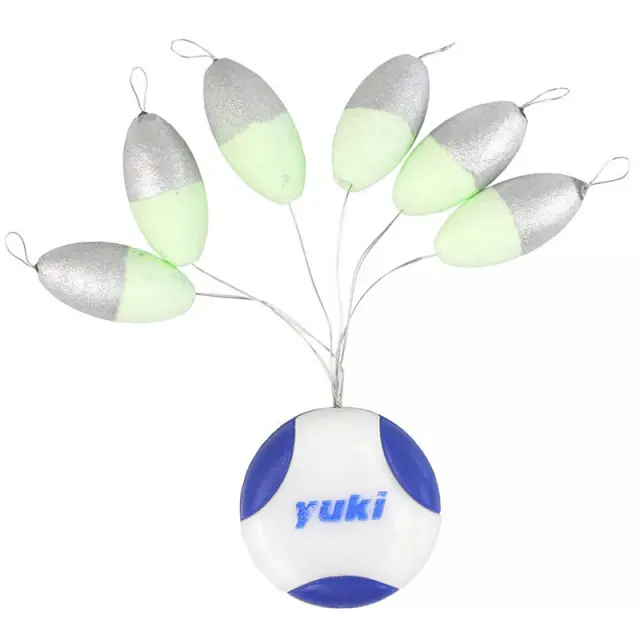 Φλοτεράκια Yuki Oval Floating Beads With Stopper PFY 07 Silver Glow