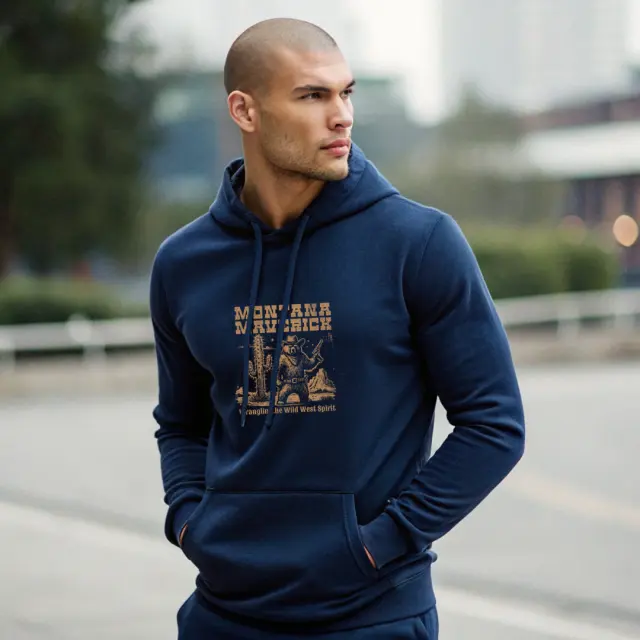 Φούτερ Noshame® Navy με τύπωμα - 3025075 - XXL