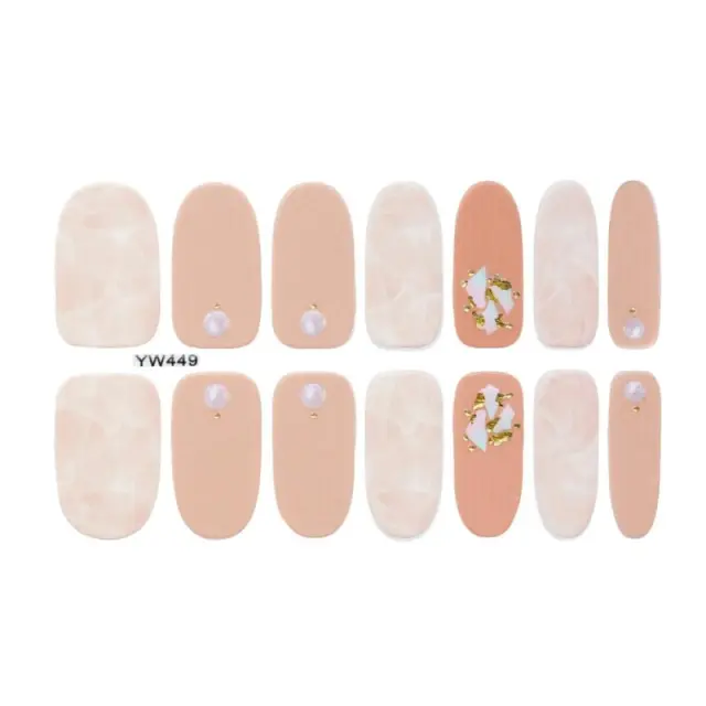 Αυτοκόλλητα νυχιών 12τμχ - Nail stickers 12pcs 091107 3