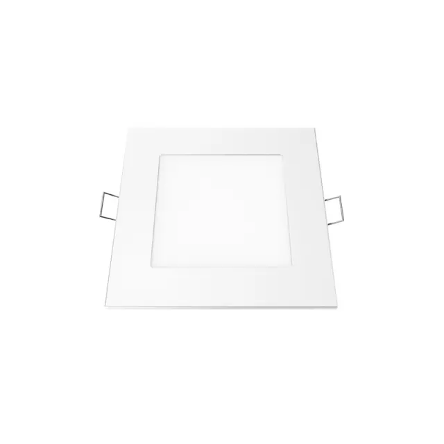 LED ΠΑΝΕΛ ΧΩΝΕΥΤΟ 230V AC 6W 3000K 450LM Ra80 Φ118mm ΛΕΥΚΟ ΤΕΤΡΑΓΩΝΟ / PENU630SW