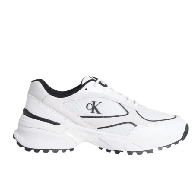 Ανδρικά Sneakers Calvin Klein YM0YM01379-01W Λευκά Άσπρο - 44