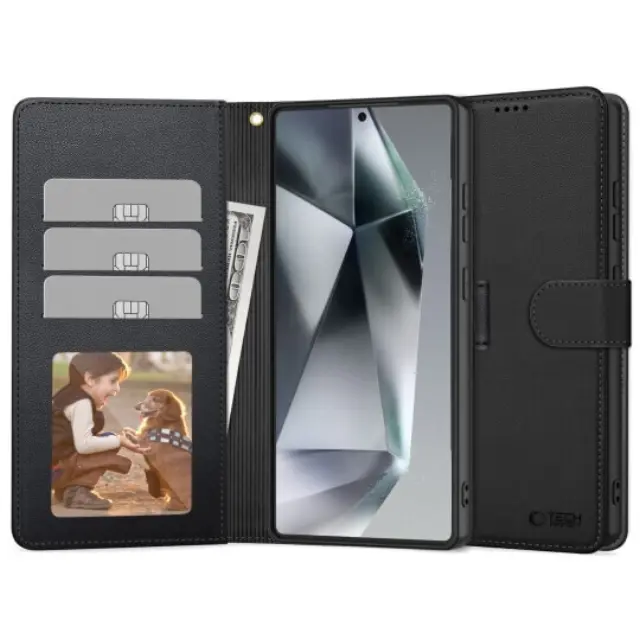 TECH-PROTECT WALLET GALAXY S25 EDGE BLACK 2