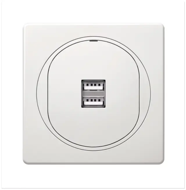 EON 2xUSB charger 2,1A 5V, white 15.005.0064