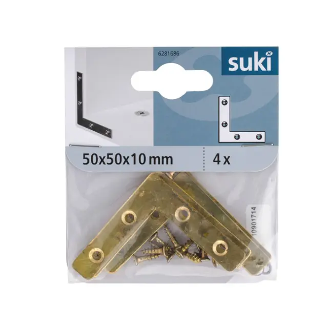 Γωνία 50x50x10x1.5 Μπρούτζινο Γωνιώδης 2